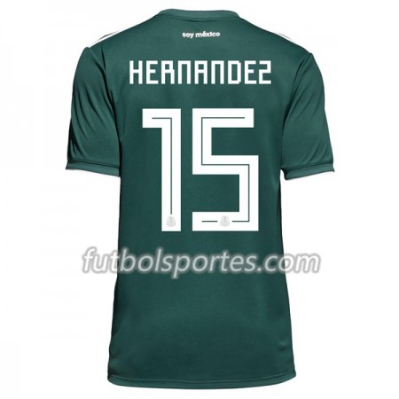 Camisetas México Hernandez 15 Primera Equipacion Mundial 2018